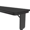 Correll Rectangle Panel Leg Adjustable Height Folding Seminar Training Table, 18" X 72" X 29" SPA1872PX-07